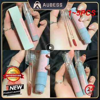 1~5PCS Claro Espelho de Água Lip Gloss Labial Esmalte Transparente, Impermeável e Brilhante de Líquido Batom Vermelho Lip Tint Maquiagem coreano