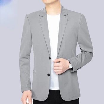 2022 Nova chegada Único Breasted Homens Casual Slim Fit Blazers Casaco Masculino Estilo de Coreia Tendência da Moda paletó Tops Roupas H49
