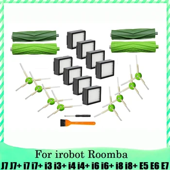 22PCS Para Irobot Roomba I7 I7+ I3 I3+ I4 I4+ I6 I6+ I8 I8+ J7 J7+/Plus E5 E6 E7 Aspirador de Peças de Reposição