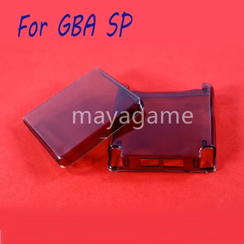 2pcs Para GBC GBA SP Console de Proteção de TPU Cover Bolso Transparente Clara Casca Protetora Caso