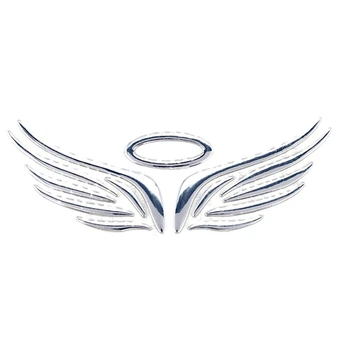 3D Anjo de Asas de Fada Carro Automático Caminhão Emblema Emblema Adesivo Decalque 3 Cores