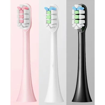 4 peças de Substituição de Cabeças de Escova Para SOOCAS X3/X3U/X5 Sonic Escova de dentes Elétrica Cabeças DuPont Vácuo Suave Cerdas de Cuidados de Bicos