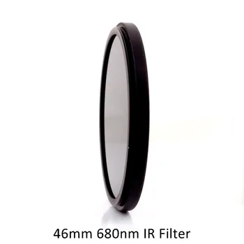 46mm 680nm R68 de Infravermelhos IR de Grau Óptico de Vidro Filtro para Lente da Câmera Acessórios