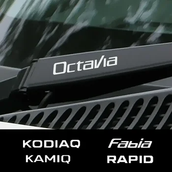 4PCS Adesivo de Carro Automático do Limpador do vidro Para Skoda Octavia 2 A7 A5 Fabia 3 Rápida Excelente 3 Kodiaq Scala Karoq Kamiq Acessórios do Carro