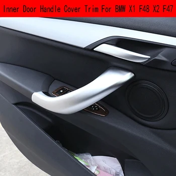 4Pcs Carro ABS maçaneta da Porta Interior da Tampa de acabamento Para BMW X1 F48 2016-2019 X2 F47 2018-2020
