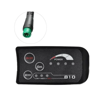 5PIN 48V S810 E-Bike Display LED Medidor de IP65 UART para Bicicleta Elétrica Bicicleta Elétrica Medidor de