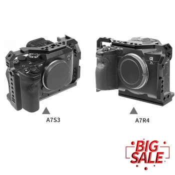Adequado para Sony A7S3/A7R4 Câmera SLR Tudo Incluído Coelho Gaiola Quadro da Liga de Alumínio Identificador de Fotografia Acessórios