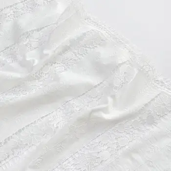 Alta qualidade de algodão puro material de tecido para a roupa cavada bordado tissu Vestidos de camisas de roupas, toalhas de mesa de tecidos