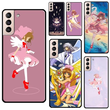Card Captor Sakuras Anime Para Samsung Galaxy S22 Ultra S20 S21 FE S10 S10e S9 Nota 10, Além da Nota De 20 Ultra Caso de Telefone