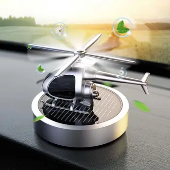 Carro de Helicóptero Ambientador de Energia Solar Rotação Automática de Longa Duração Perfumado com Óleo Essencial Definir Perfume do Ar Aroma Purificador