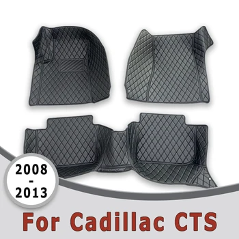 Carro Tapetes Para Cadillac CTS 2013 2012 2011 2010 2009 2008 Tapetes Auto Peças de Interior de Acessórios para Produtos de Almofadas Impermeáveis