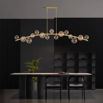 Decoração de casa moderna led luzes de pingente de lâmpadas de luz para a sala de Lustres para sala de jantar de suspensão de luz iluminação interna