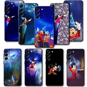 Disney Mickey Mouse Fantástica Arte Mágica Para Samsung Galaxy S22 S23 S20 S21 FE Ultra S10 S9 S8 Plus Nota 20Ultra 10Plus Shell
