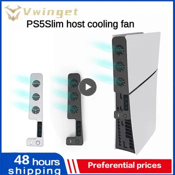 Eficiente do Ventilador Eficiente Ps5 Slim Console Ventilador de Refrigeração de Alta velocidade de Dissipação de Calor de um Funcionamento Silencioso 3-velocidade Ajustável Traseira do Refrigerador