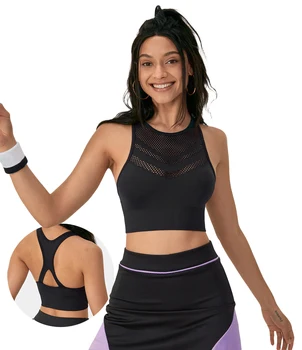 Elegantes roupas de fitness sutiã Preto pacote de Mulheres ginásio respirável e confortável