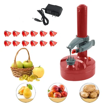 Houselin Elétrica Descascador de Batatas Automática Apple Descascador de Frutas e Legumes
