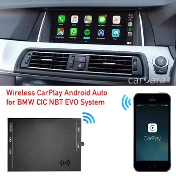 iPhone CarPlay caixa para BMW E70 E71 E72 E60 E90 E87 F10, F20 F30 F01 F06 X1 X3 X4 X5 X6 MINI CIC NBT sistema Android Auto adaptador