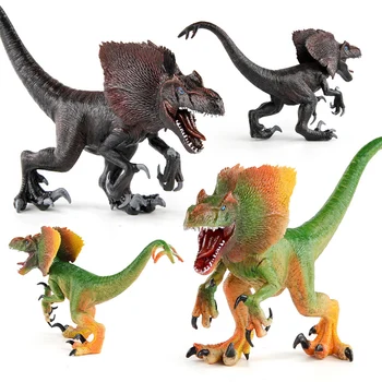 Jurássica Dinossauro Simulação Do Mundo Dilophosaurus Modelo De Figuras De Ação Dino Miniacture A Decoração Home Kids Brinquedos Educativos Presente