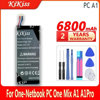 KiKiss Bateria LR2855125-2S 6800mAh/7000mAh Para Um Netbook, Uma Mistura A1/PC A1 Pro A1Pro PCA1 Pro engenheiro de 7 polegadas