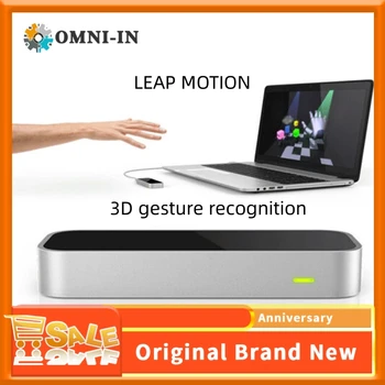 Leap Motion controller 3D, reconhecimento de gestos computador sensor virtual realização de VR somatossensorial gesto espaço de interação