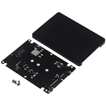 M. 2 NGFF 2,5 Polegadas SATA SSD/MSATA para SATA Placa Cartão de Caso (Tecla B para PC Adaptador M2 +M área de Trabalho Soquete NGFF )
