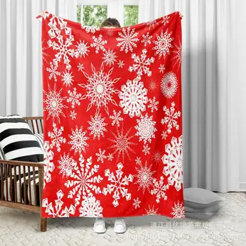 Natal Cobertor de festas e Férias Cobertores de Natal Acolhedor impresso para o Sofá-Cama Office Presentes de Natal de Sono Confortável Cobertor