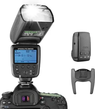 Neewer NW580 de Flash Speedlite sem Fios com Sapata Padrão & Display LCD para Canon Nikon Sony Panasonic, Olympus, Fujifilm, etc.