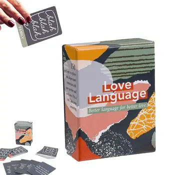 O Amor De Idioma Do Jogo De Cartas Jogos De Tabuleiro 150 Conversa Perguntas Para Casais Conexões Parceiro Data De Noite Relação