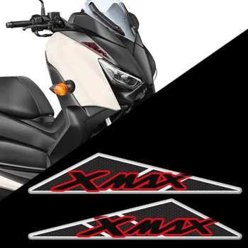 Para a Yamaha X-MAX XMAX X MAX 125 250 300 400 Moto 3D Adesivos de Marcar o Tanque de Decalques Emblema Emblema Tank Pad Protector de Decalque