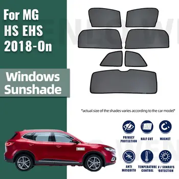 Para MG HS EHS SUV 2018-2023 2024 Magnético Carro pára-Sol Viseira pára-brisa Dianteiro de Cortina Traseira do Lado do Bebê Janela Sombra de Sol Escudo