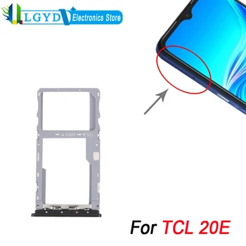 Para TCL 20E Bandeja do Cartão SIM + Cartão Micro SD Adaptador do Tabuleiro de peças de Reposição