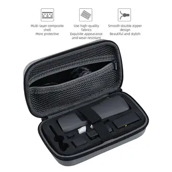 Portátil de Armazenamento do Saco de absorção de Choque de Cardan estojo de Acessórios Compatíveis Para Dji Pocket2 Osmo Bolso