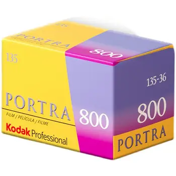 Profissionais Kodak Portra 800 Cor de Negativo de Filme de 35mm 135 Profissionais Filme Negativo colorido Filme（Data de Validade: 2.2025）