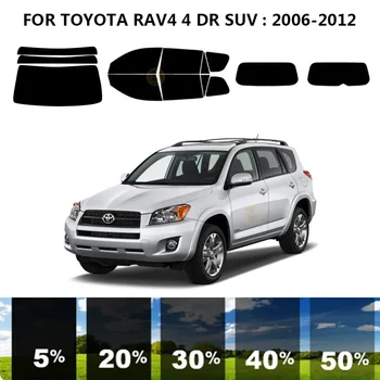 Pré-cortados nanoceramics carro UV Janela Matiz Kit de películas Automotivas Para TOYOTA RAV4 4 DR SUV 2006-2012