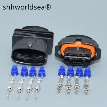 shhworldsea 1 conjunto de 4 Pinos de 3,5 mm Sensor de Auto Conector Plug 1928403736 1928403453 Para Buick GT Chevrolet Cruze Ford Falcon XR6