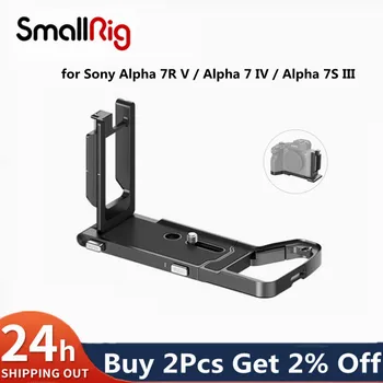 SmallRig Dobrável em Forma de L Placa de suporte para Sony Alpha 7R V / Alpha 7 IV / Alfa 7S III Câmeras de Rápida Libertação da Placa de Base 3984