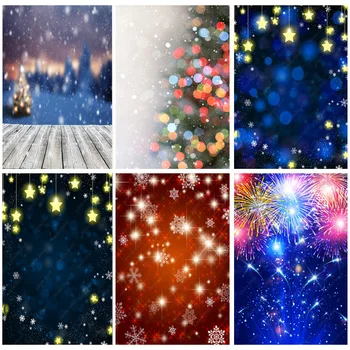 Sonho de natal de Fotografia de Fundo do Boneco de neve, árvore de Natal de Crianças Retrato panos de Fundo Para a Foto Studio Adereços 211220 GBSD-06