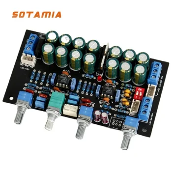 SOTAMIA JJRC5532 OP AMP pré-amplificador Amplificador Tom de Conselho de Agudos Mid Bass Controle de Volume do Tom de pré-Amplificador aos alto-falantes ou Amplificadores de