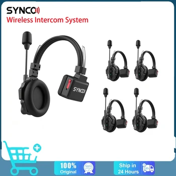 SYNCO Xtalk Xtalk X3 Xtalk X5 Sistema de Intercomunicação sem Fio De 2,4 G de Comunicação Fone de ouvido, Bateria de Microfone sem Fio