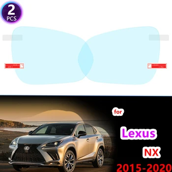 Toda a Capa de Proteção Anti-Nevoeiro Filme para Lexus NX NX200t NX300h NX200 NX300 200t 300 200 300 Espelho Retrovisor à prova de chuva 2015~2020