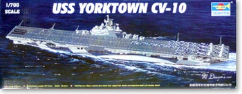 Trompetista 05729 1/700 USS Yorktown CV-10 modelo plástico kit