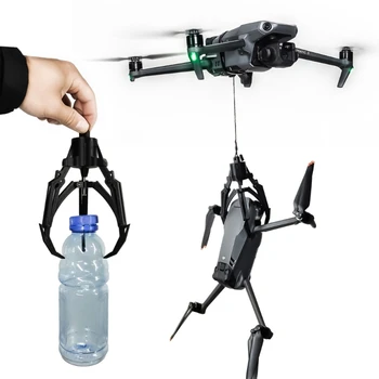 Universal UAV Braço Mecânico Acessório de Máquina de Voar Braço Grabber Drones Airdrop Pegar o Gancho para Capina de Arremesso de Iscas
