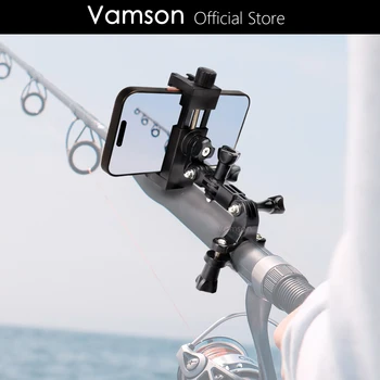 Vamson Vara de Pesca Titular para o iPhone Celular Smartphone Controlador Bluetooth para Telefone Móvel para Insta360 Gopro Dji