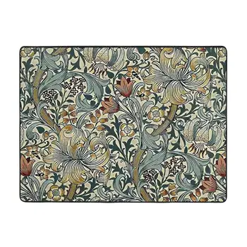 William Morris - Floral Design De Quarto Luxo, Decoração Do Quarto Do Quarto Do Tapete Tapetes