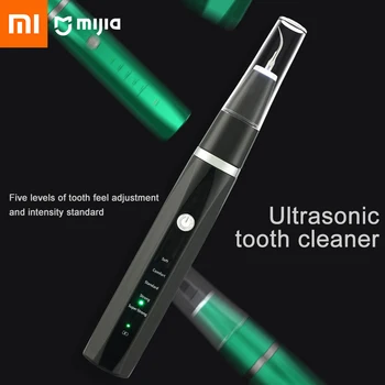 Xiaomi Mijia Elétrica Ultra Dental Escalonamento De 5 Modo De Dente Mais Limpo Mancha Do Tártaro Cálculo Removedor De Dentes Clareamento Dental Scaler