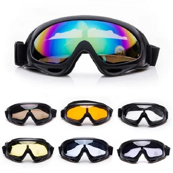 Óculos De Esqui Inicial De Equitação Esportes Ao Ar Livre Olhos À Prova De Vento, Óculos De Proteção Da Motocicleta À Prova De Vento De Areia Óculos