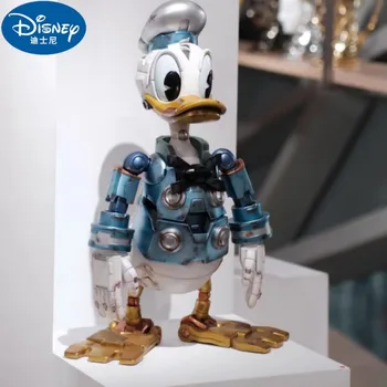 Estoque Genuíno, Original Disney Mickey Pato Donald Vintage Máquinas Legal Dos Desenhos Animados Da Área De Trabalho Ornamentos Coleção Menina Modelo De Brinquedo De Presente