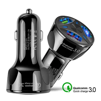 Qc3.0 Carro Carregador do Telefone Móvel de Três USB para a Mercedes Benz, A B ABL CLA GLB Classe W177 W247 X257 C118 X247 2019 2020
